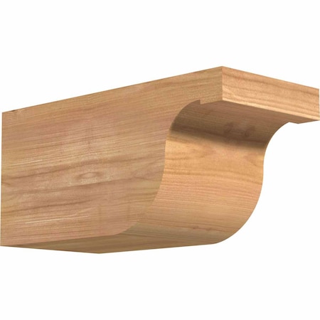 Ekena Millwork Del Monte Smooth Rafter Tail, Western Red Cedar, 5 1/2"W x 6"H x 12"L RFT06X06X12DEL00SWR